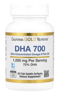 California Gold Nutrition DHA 700 Fish Oil Ultra Concentrated Omega 3 Fish Oil