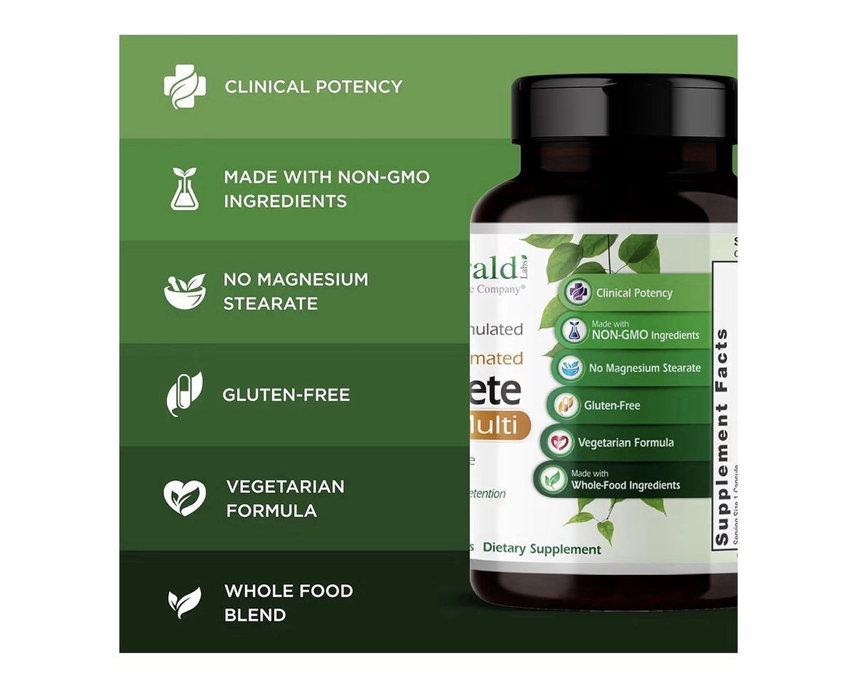 EMERALD LABS Complete 1-Daily Multi Complete Multivitamin Women & Men 30capsules
