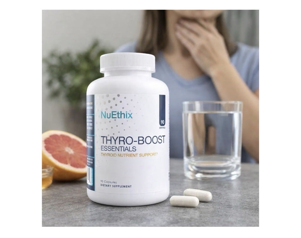 NuEthix Thyro-Boost Essentials Thyroid Nutrient Support 90 Capsules
