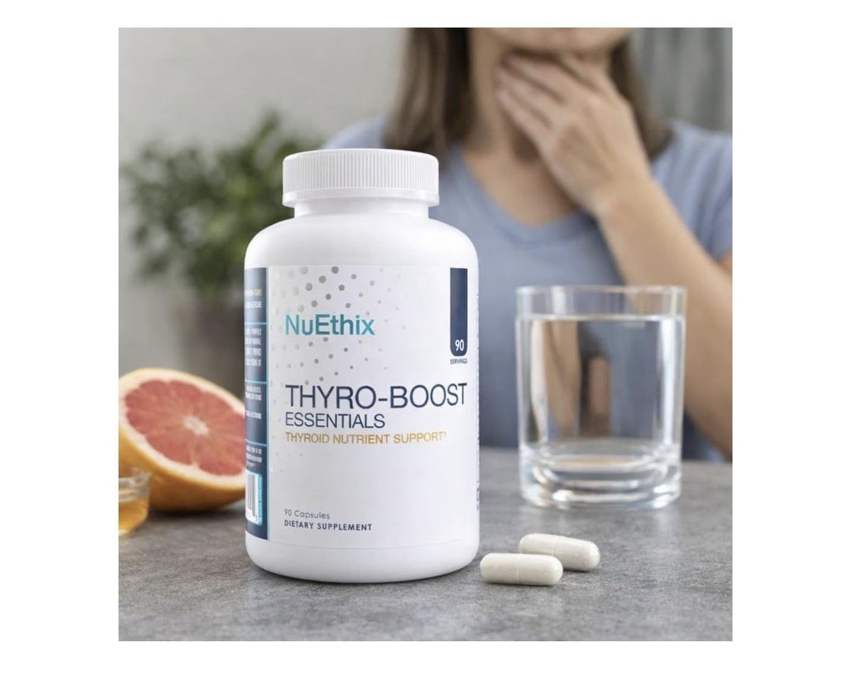 NuEthix Thyro-Boost Essentials Thyroid Nutrient Support 90 Capsules