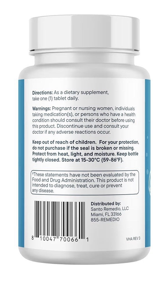 Dr Juan Santo Remedio Magnesio Magnesium Supports Muscle Relaxation 90 Tablets