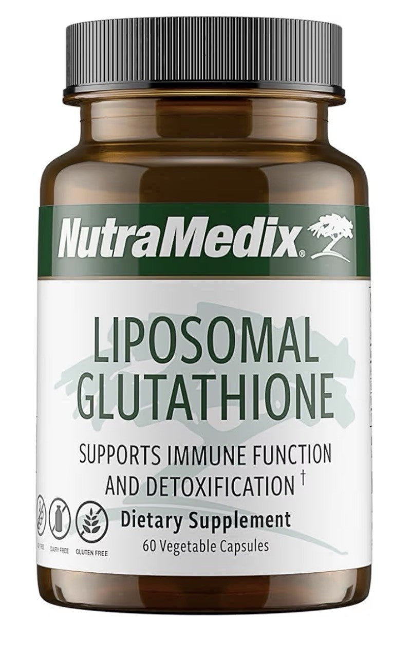 NutraMedix Liposomal Glutathione Supplement L Glutathione Full Body Detox 60caps