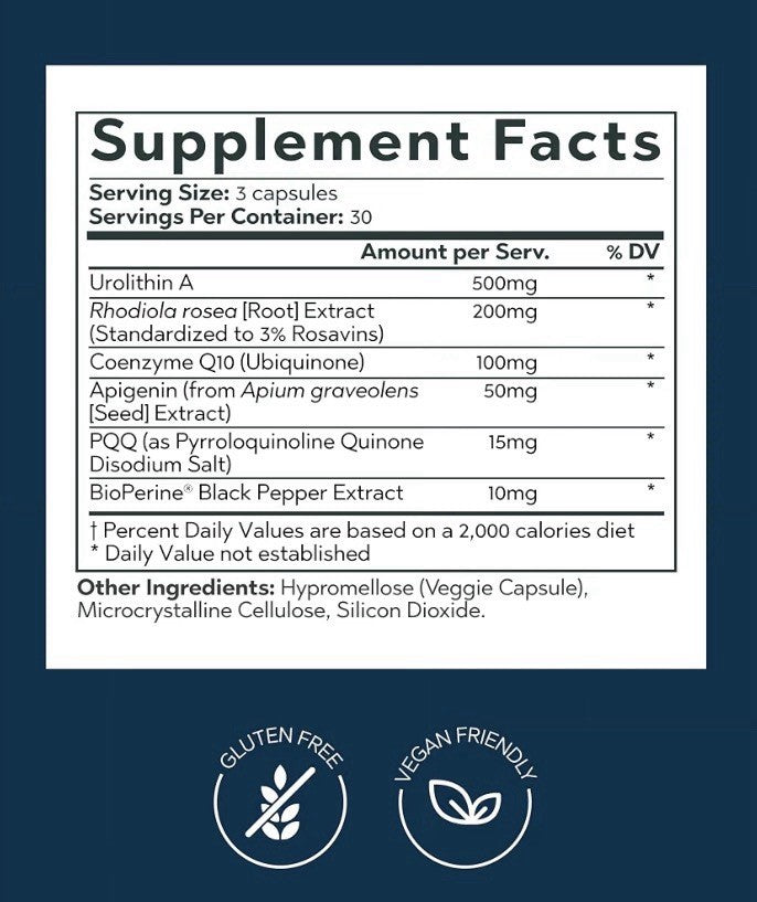 Revive Longevity Core Cellular Renewal Muscular Power Healthy Aging 90 Capsules