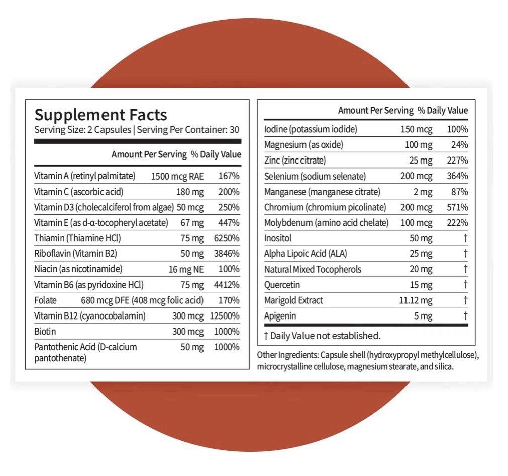 2 Pack Pattern Wellness Multivitamin Energy & Wellness Support for Women & Men