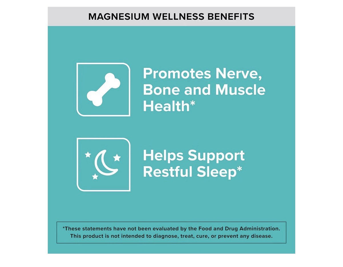 Qunol Magnesium Glycinate 300mg Nerve Bone Muscle Health Stress Sleep 90 Tablets