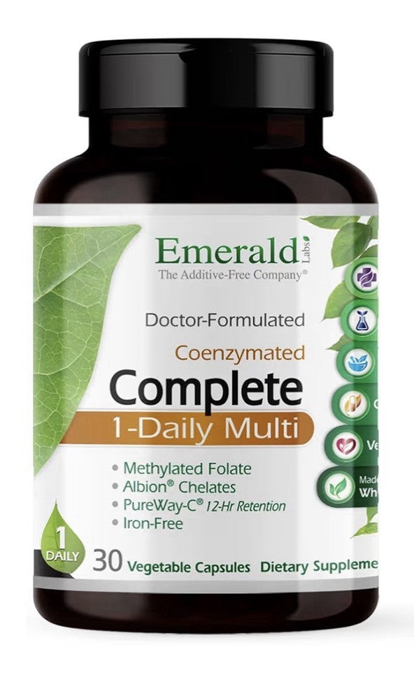 EMERALD LABS Complete 1-Daily Multi Complete Multivitamin Women & Men 30capsules