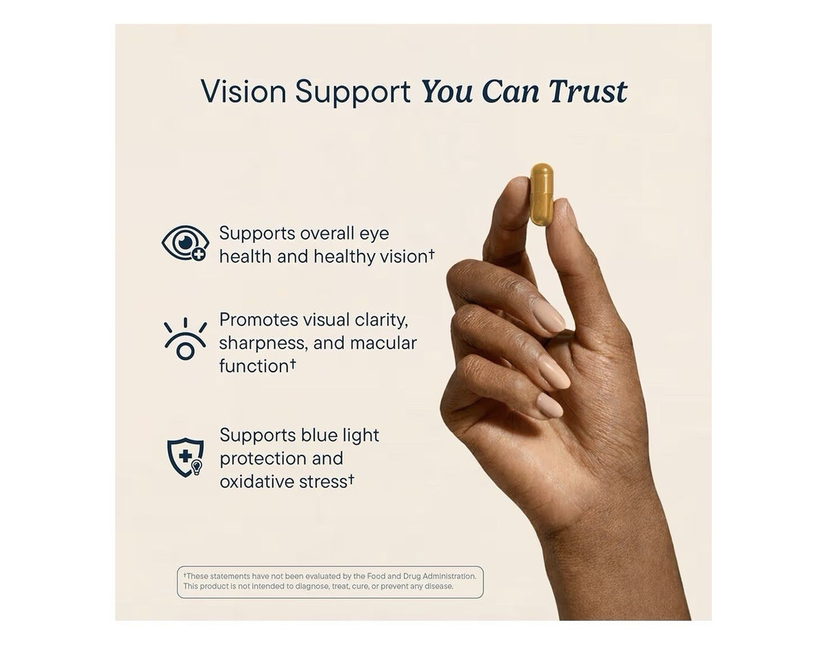 Santo Remedio Vision+ Supports & Protects Eye Health Dietary Supplement 30 Caps