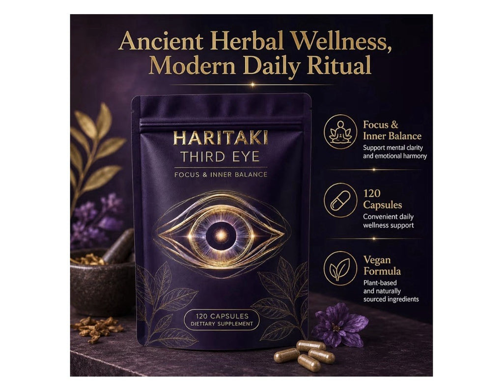 Haritaki Third Eye Focus & Inner Balance Terminalia Chebula Fruit Extract 120cap