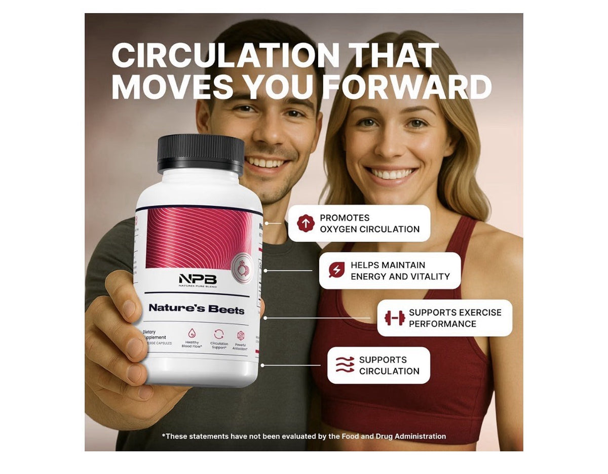 NPB Nature’s Beets Root Healthy Blood Flow Circulation Support Antioxidant 90cap