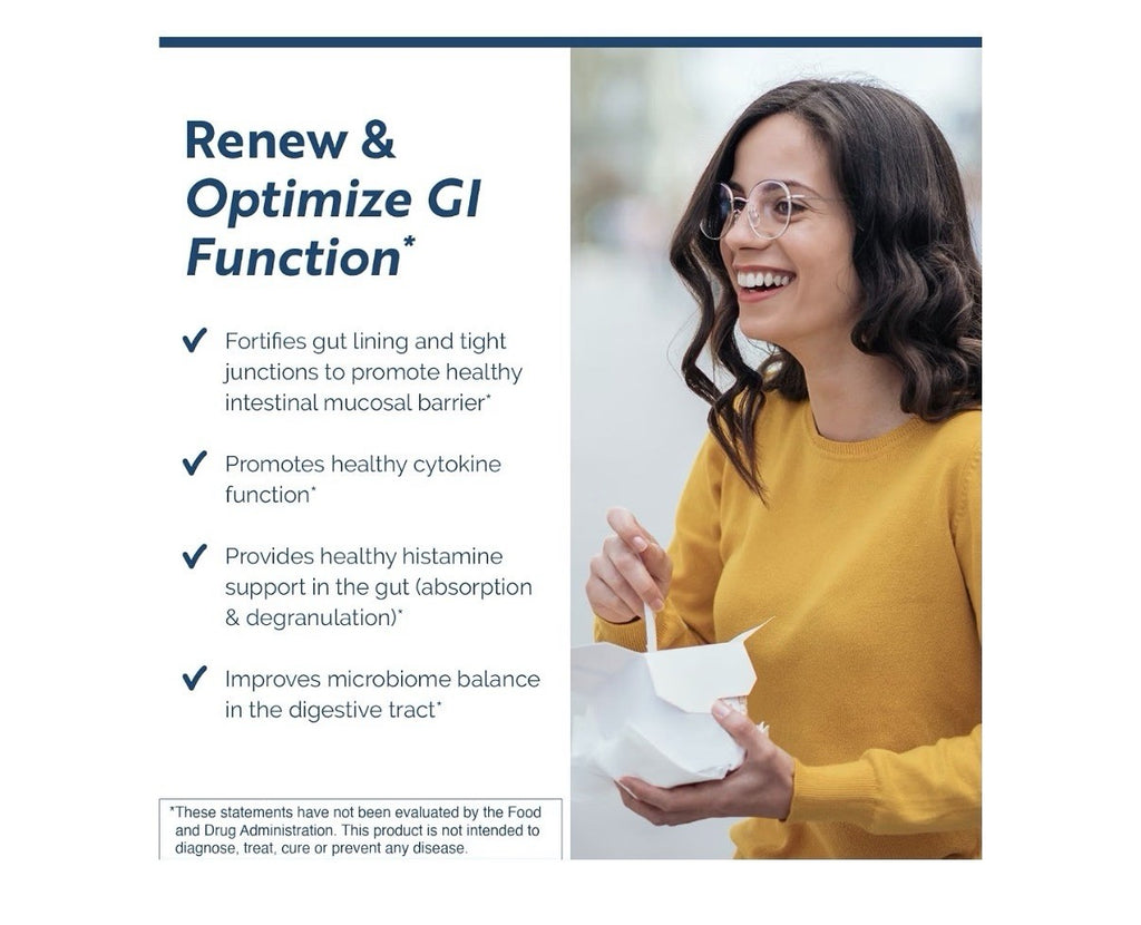 Researched Nutritionals RenewGut GI Support Complex Gut Lining Digestive Health
