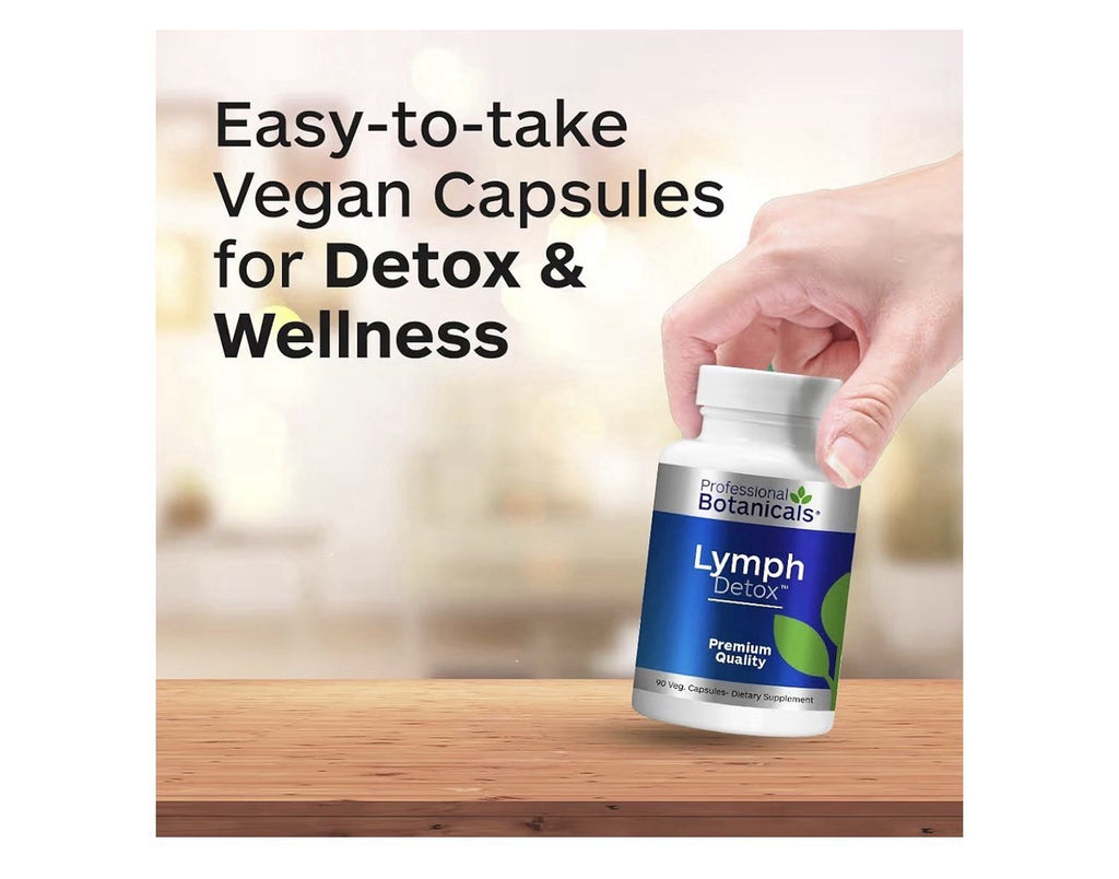 Professional Botanicals Lymph Detox Lymphatic Drainage Cleanse Support 90capsule
