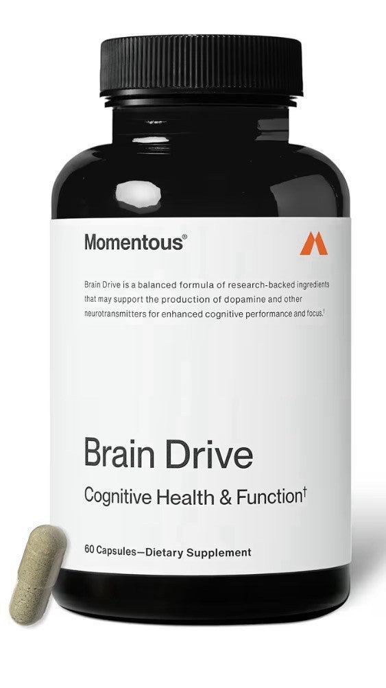 Momentous Brain Drive Cognitive Health & Function Nootropic Memory Focus 60 Caps
