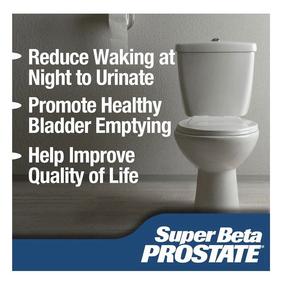 SUPER BETA PROSTATE With Beta-Sitosterol Vitamin D3 Prostate Health Men 2 Pack