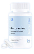 Bettervits Glucosamine Complex with MSM Сurcumin Joint Arthritis Supplement 90ca