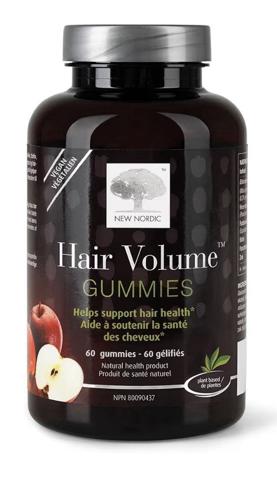 NEW NORDIC Hair Volume Gummies Hair Health Support Fuller Lookin Hair 3 Pack