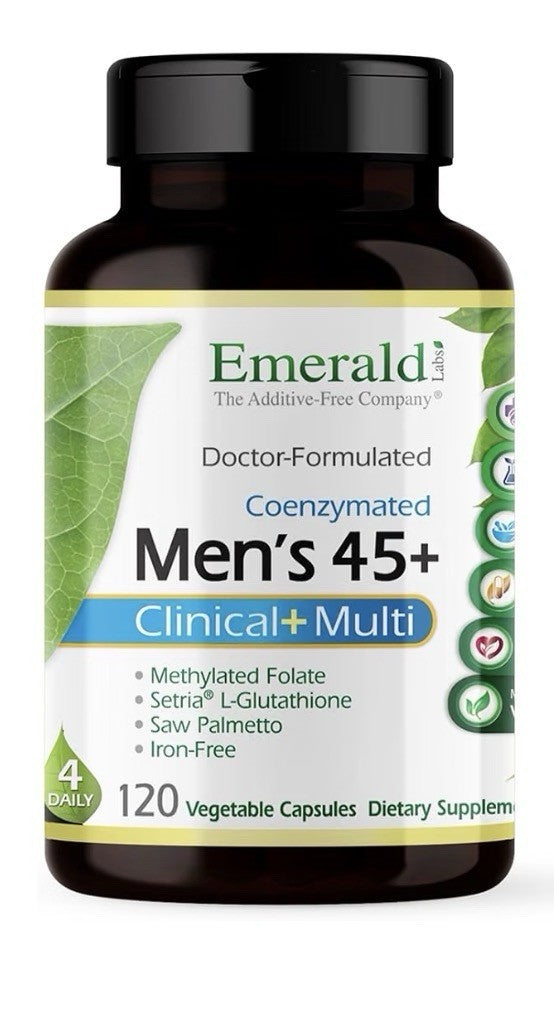 Emerald Labs Men’s 45+ Clinical + Multi Multivitamin Comprehensive Support 120ca
