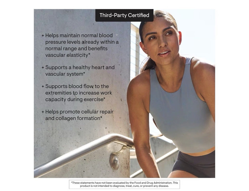 THORNE L-Arginine (Formerly Perfusia-SR) Nitric Oxide Heart Support 120 Capsules