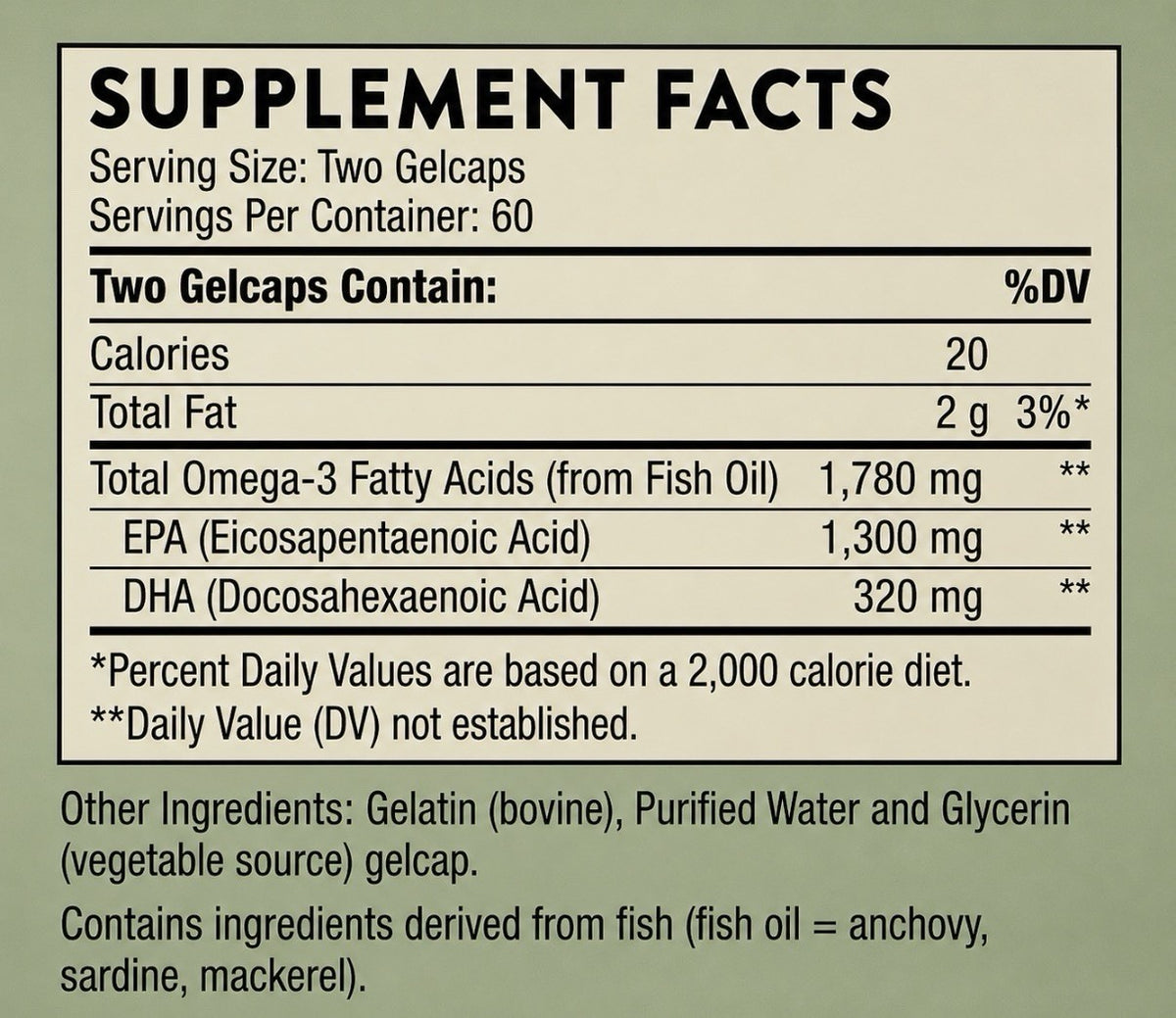 THORNE Super EPA Pro High EPA Omega 3 Dietary Supplement 120 Gelcaps
