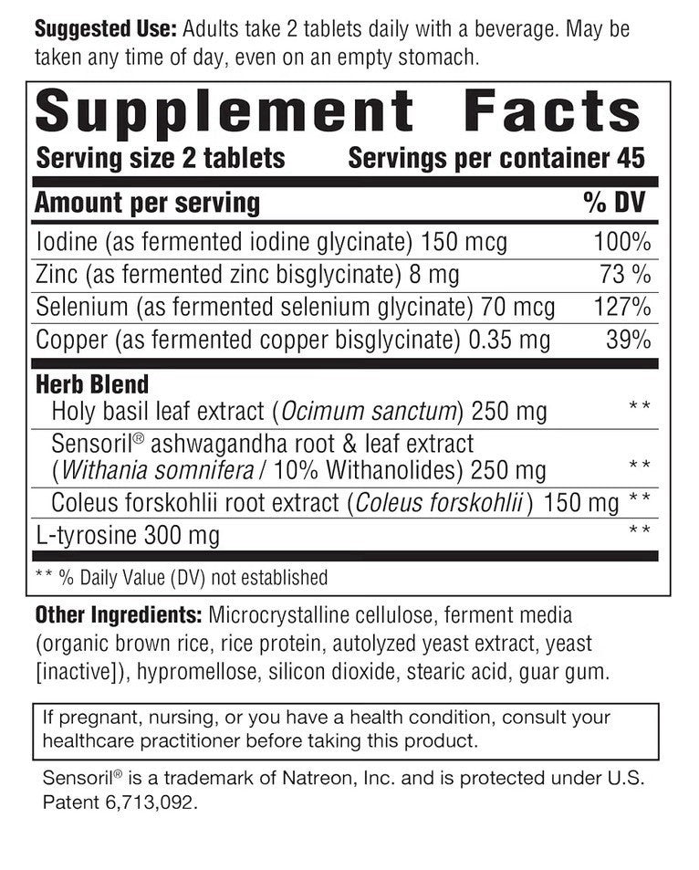 INNATE Response Formulas Thyroid Response Complete Care Thyroid Support 90Tablet