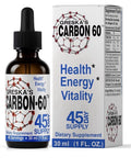Greska's Carbon 60 in Organic Sunflower Oil Health Energy Vitality 45 Day Supply