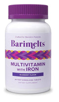 BariMelts Multivitamin with Iron Bariatric Vitamins for Women 60Tablet Blueberry