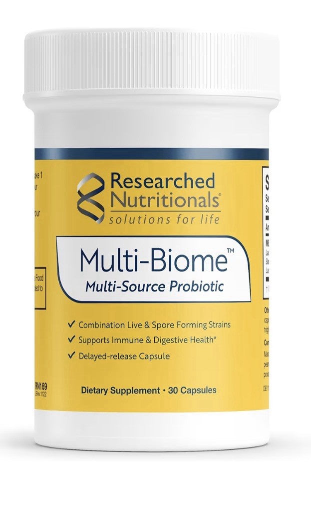 Researched Nutritionals Multi-Biome Multi-Source  Probiotic Immune Digestive 30c