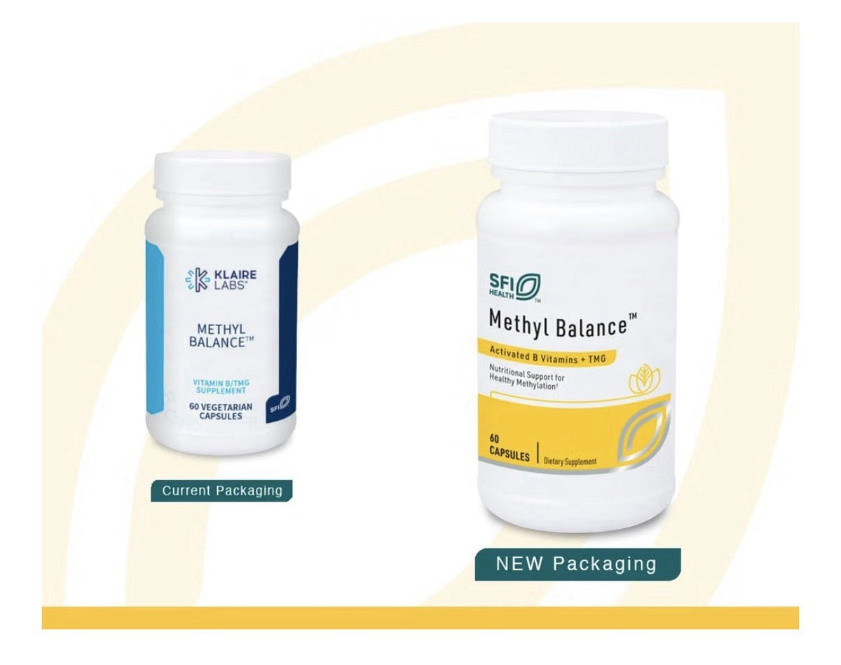 SFI Health Methyl Balance Activated B Vitamins + TMG Healthy Methylation 60 Caps