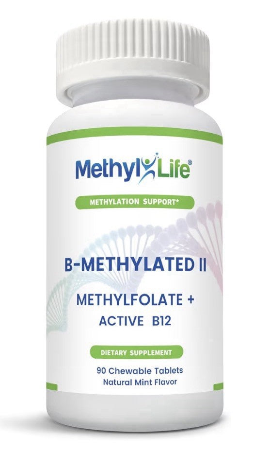 Methyl-Life B-Methylated II Chewable Methylfolate + Methyl B12 Subliminal 90Tab