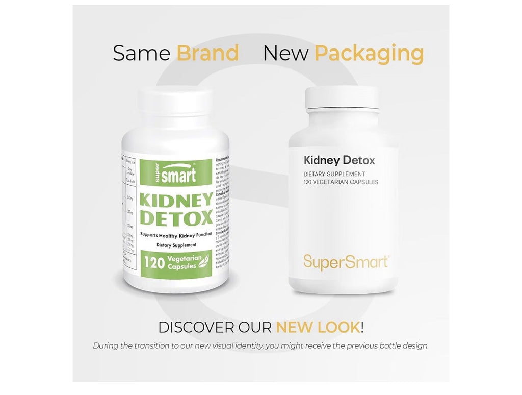 Supersmart Kidney Detox Formula 120 Vegetarian Capsules