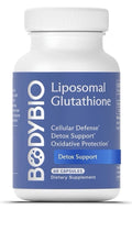 Bodybio Liposomal Glutathione Cellular Defense Detox Support Antioxidant 60 Caps