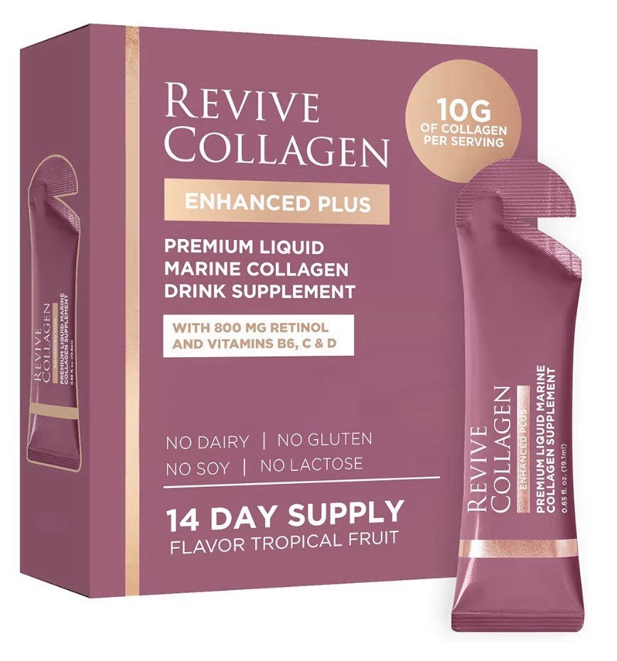 Revive Collagen Enhanced Plus Premium Liquid Marine Collagen Drink Supplement
