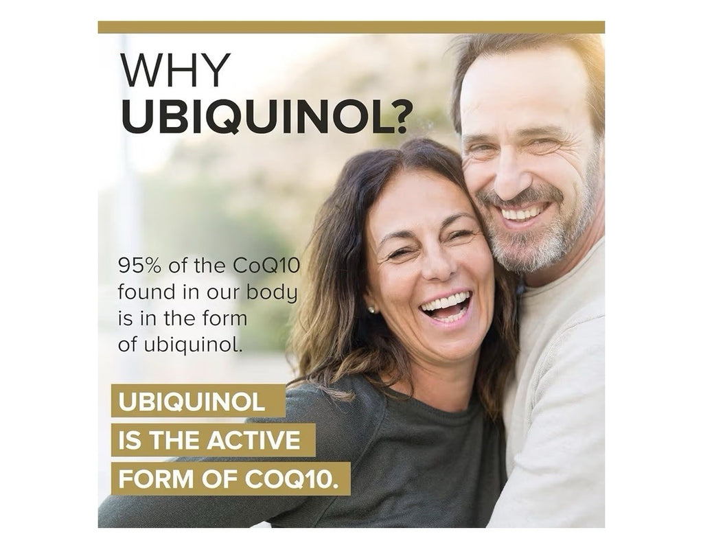Qunol Extra Strength Ubiquinol CoQ10 200mg Heart Vascular Health Energy 60sgel