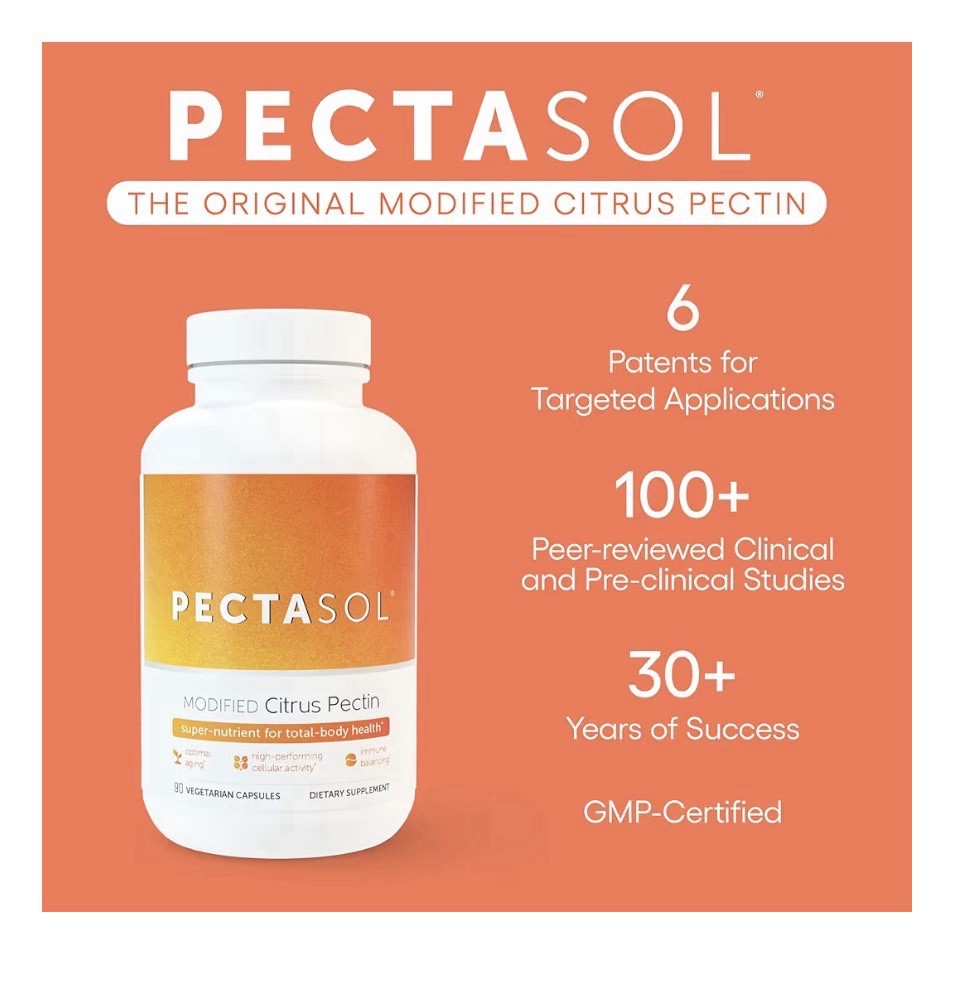PectaSol Modified Citrus Pectin Total-Body Health Supplement 270 Capsules
