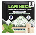 Larineco Remineralizing Gum Hydroxyapatite Xylitol Gum Peppermint Flavor 8 Pack