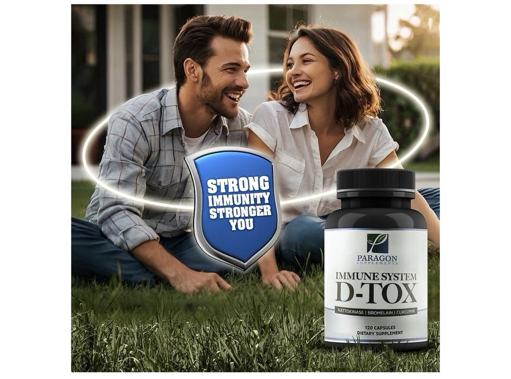 Paragon Supplements Immune System D-TOX Spike Protein Removal Detox 120capsules