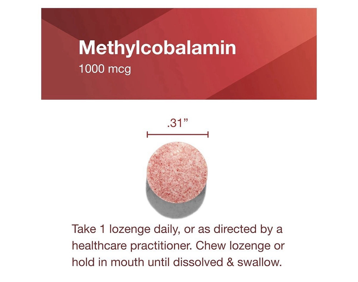 PROTOCOL FOR LIFE BALANCE Methyl B12 1,000 mcg Methylcobalamin 100 Lozenges