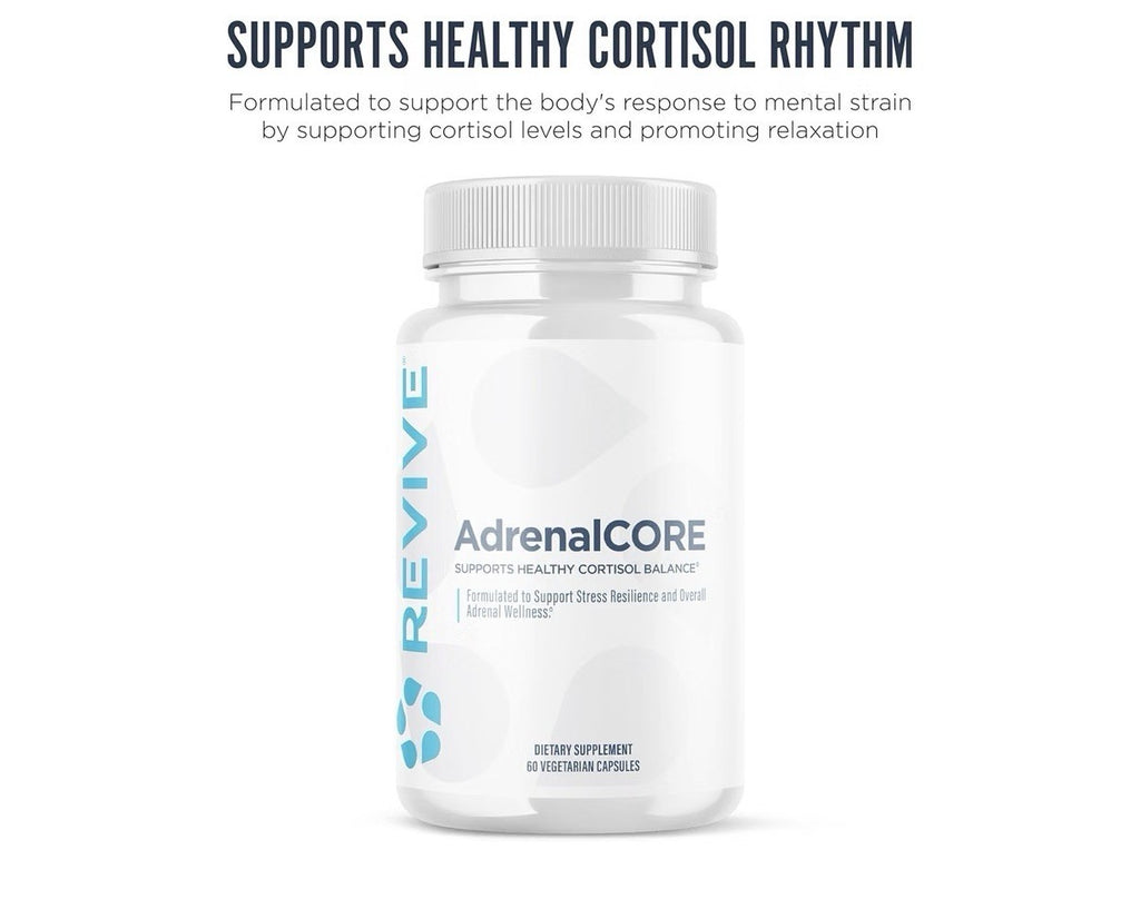 Revive MD AdrenalCORE Supports Healthy Cortisol Balance Stress Support 60capsule