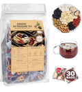 QUMIOBU Kidney Tea Formula Ginseng Six Treasure Tea Ginseng Herbal 30 Tea bags 