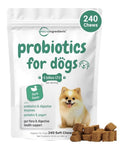 Micro Ingredients Probiotics for Dogs 6 Billion CFU 240 Soft Chews Duck Flavor