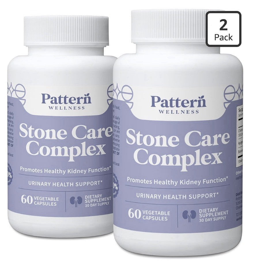 2Pack Pattern Wellness Stone Care Complex Healthy Kidney Function Urinary Health