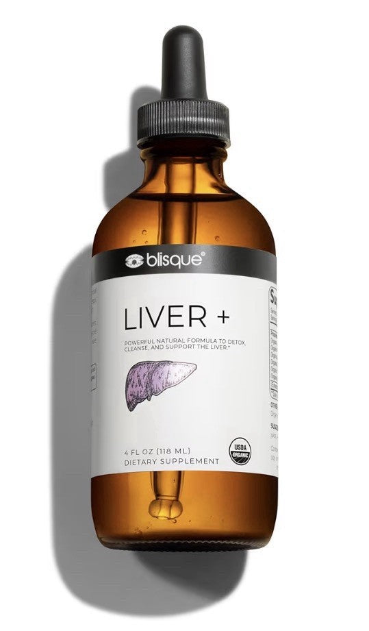 Blisque Liver +  Detox Cleanse Repair Liver Support Natural 2oz 59 Servings