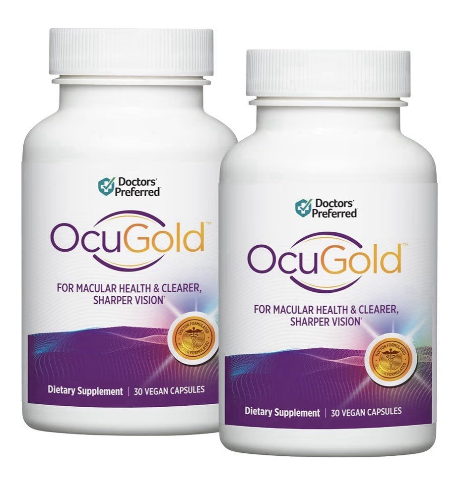 Doctor’s Preferred OcuGold Eye Vitamins Macular Health Sharper Vision 2 Pack