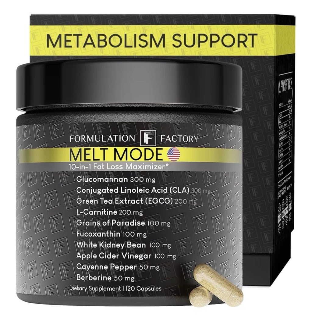 2 Packs Formulation Factory Metabolism Support Melt Mode Natural Thermogenic