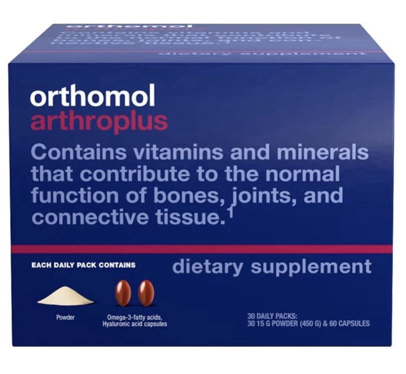 Orthomol Arthroplus Function Of Bones Joints Connective Tissue 30 Daily Packs