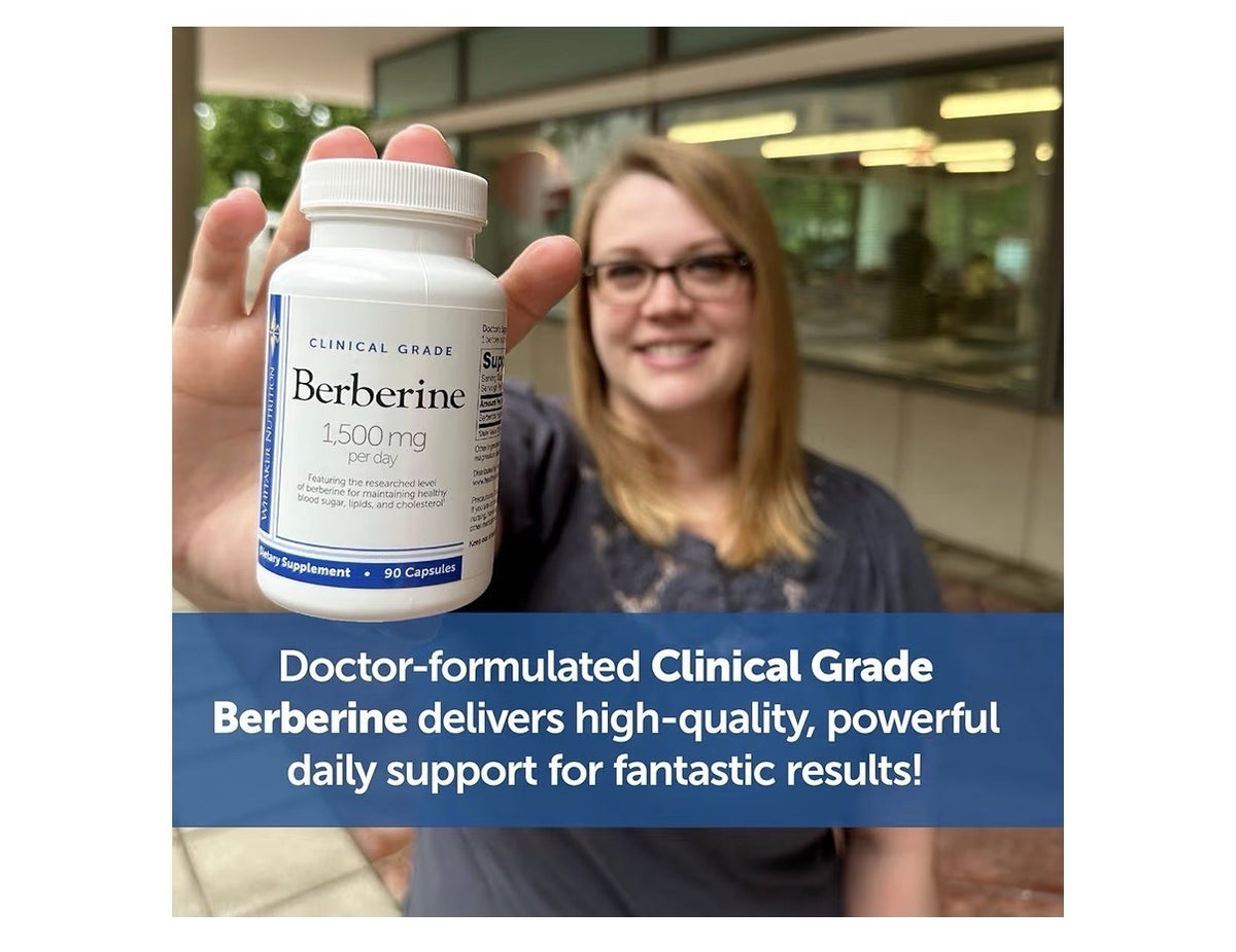 Dr. Whitaker Clinical Grade Berberine 500mg Healthy Lipids & Cholesterol 90 Caps