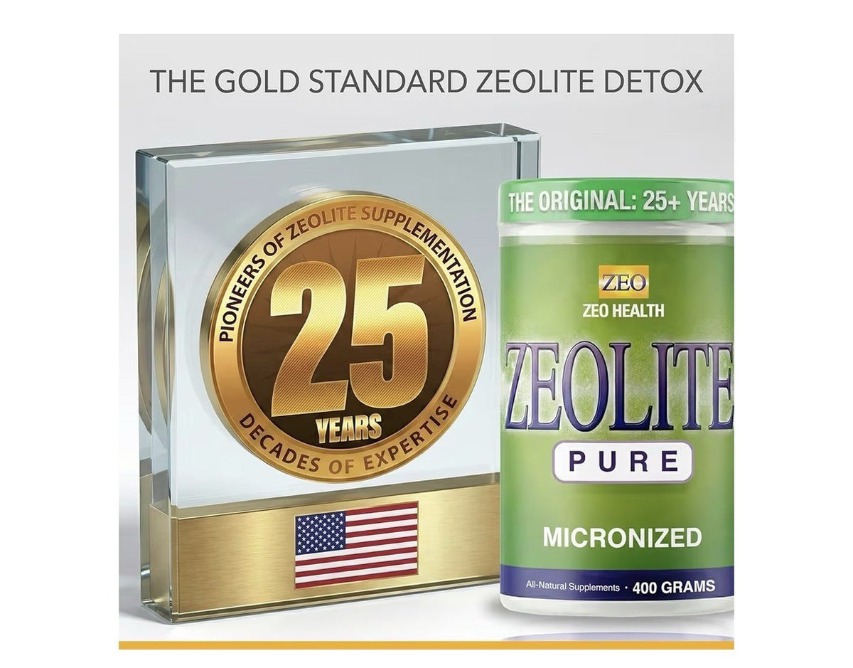 Zeo Health Zeolite Pure Full Body Detox Cleanse for Women, Men, Adults 400 Grams