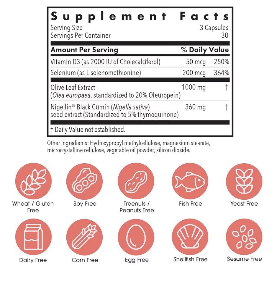 Allergy Research Group Immuno Thyroid CV Immune Cardiovascular Health 90capsules