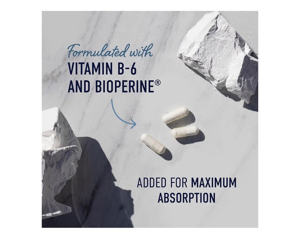 SMNutrition Chelated Zinc Glycinate Vitamin B6 BioPerine Immune Support 120 Caps
