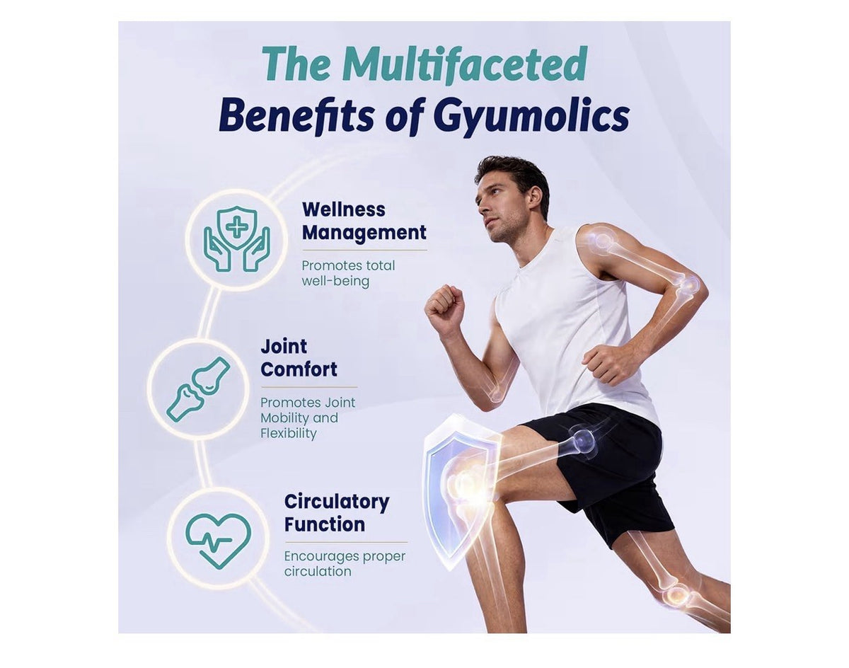 Gyumolics Nattokinase Supplement Serrapeptase Joint Comfort Circulatory 90 Caps