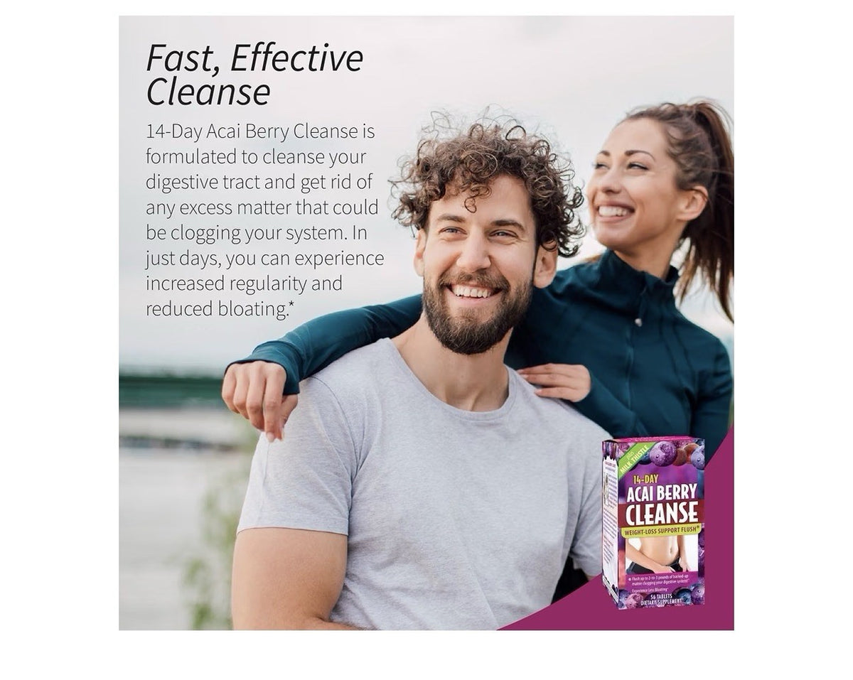 Applied Nutrition 14-Day Acai Berry Cleanse Weight Loss Support Flush 3 Pack
